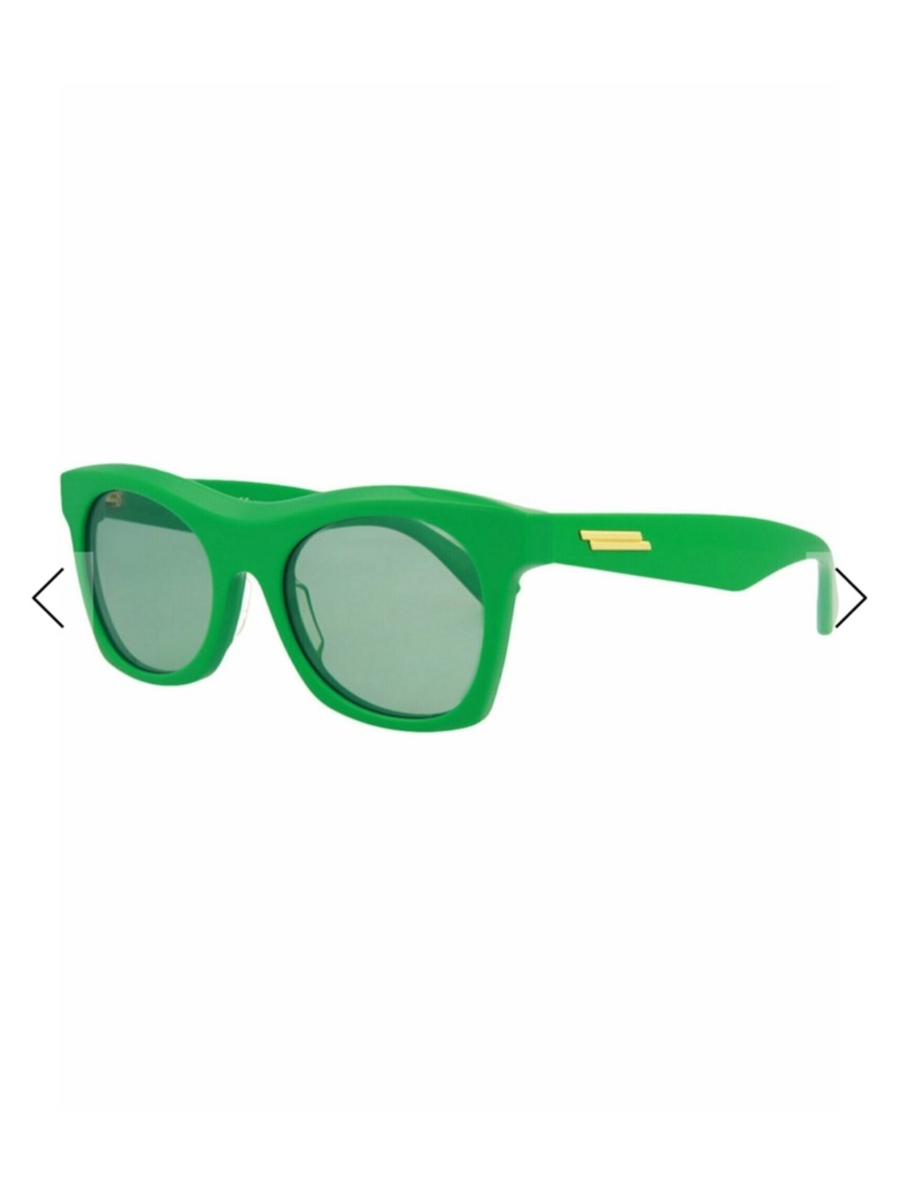 NIB Bottega Veneta Square frame  Green Retro Square Sunglasses